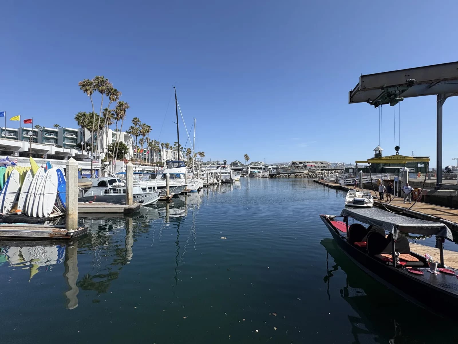 Small watercraft and activity docks in King Harbor