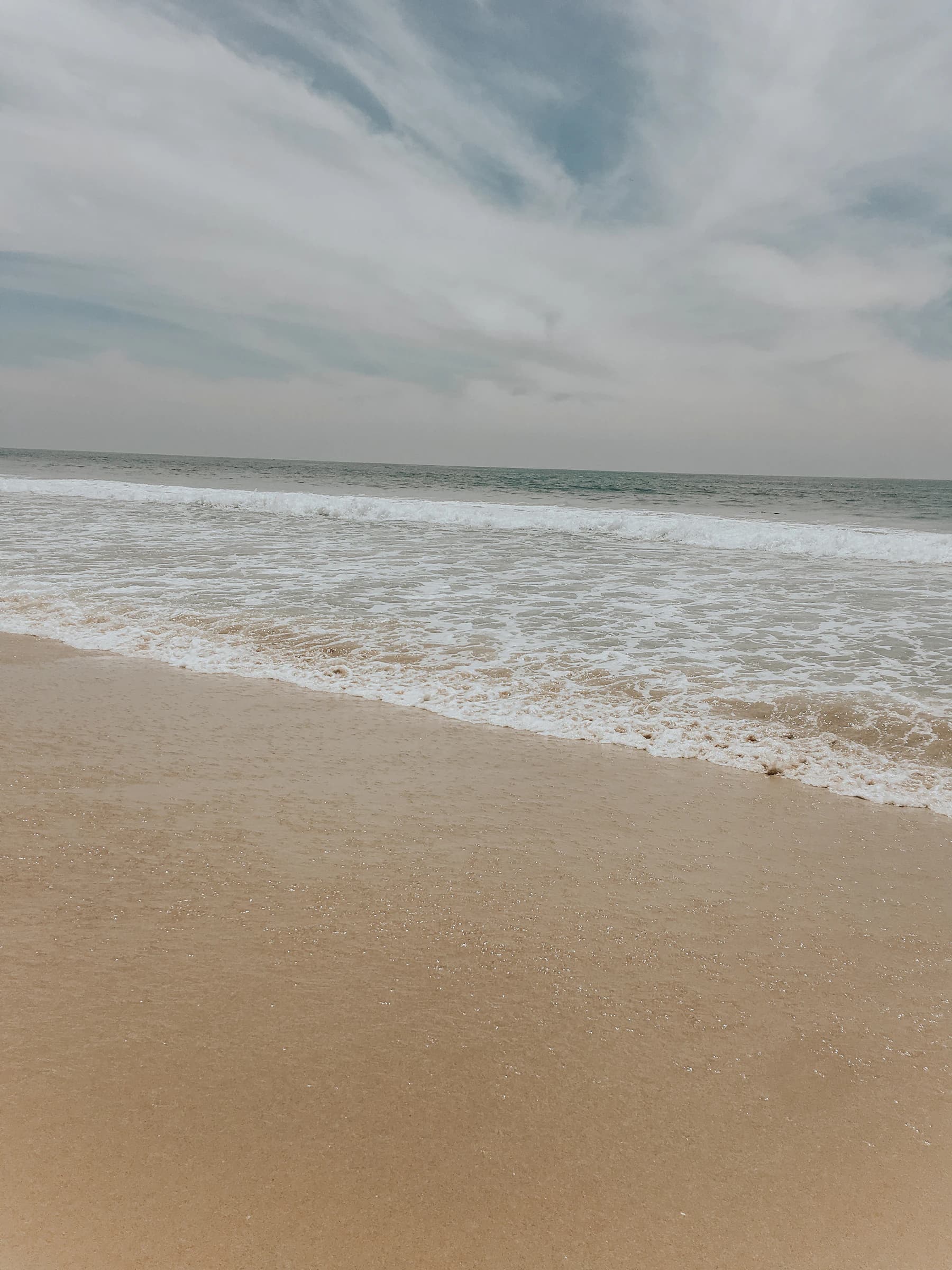 The calm shoreline at nearby Playa del Rey