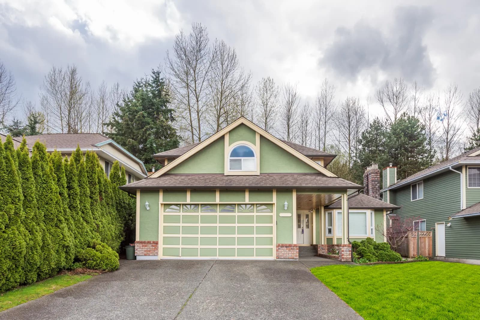A welcoming single-story home with a landscaped front yard