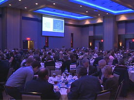 Community gathering hosted by the Chamber of Commerce