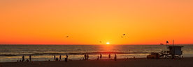 Sunset over Manhattan Beach