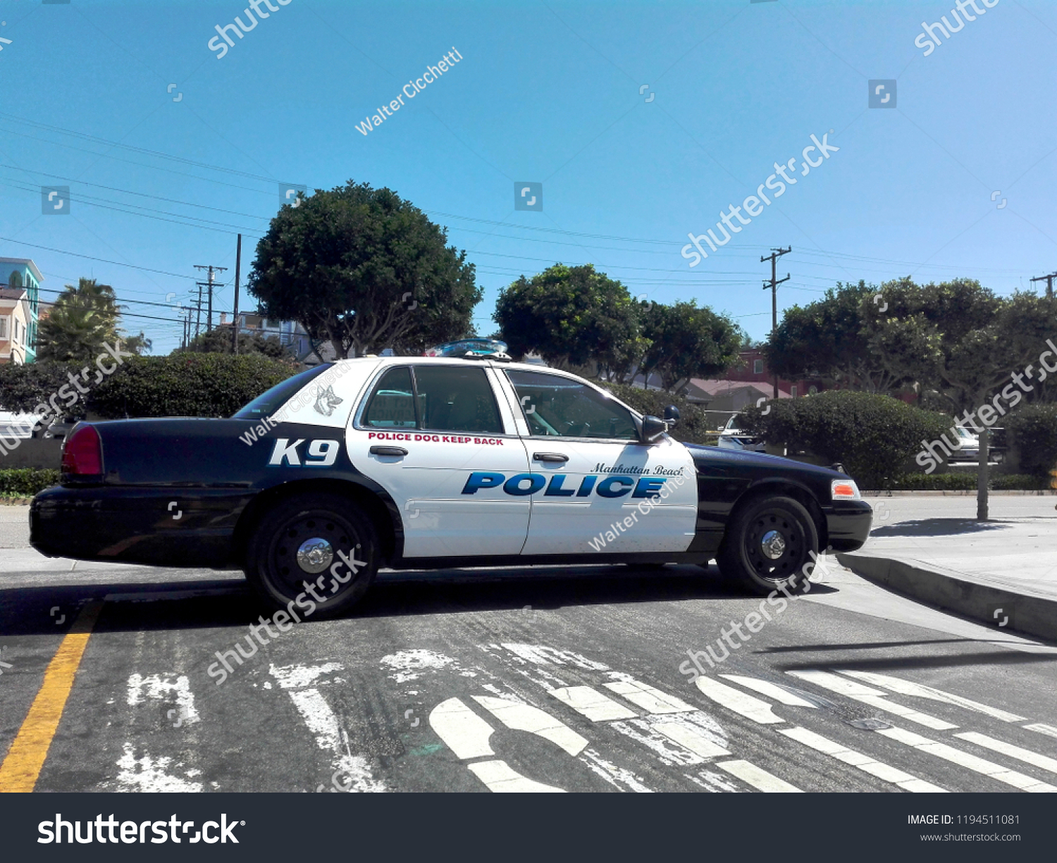 Manhattan Beach Police K-9 patrol car
